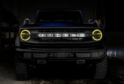 Oracle 2021 Ford Bronco DRL Upgrade w/ Halo Kit - ColorSHIFT w/ RF Controller