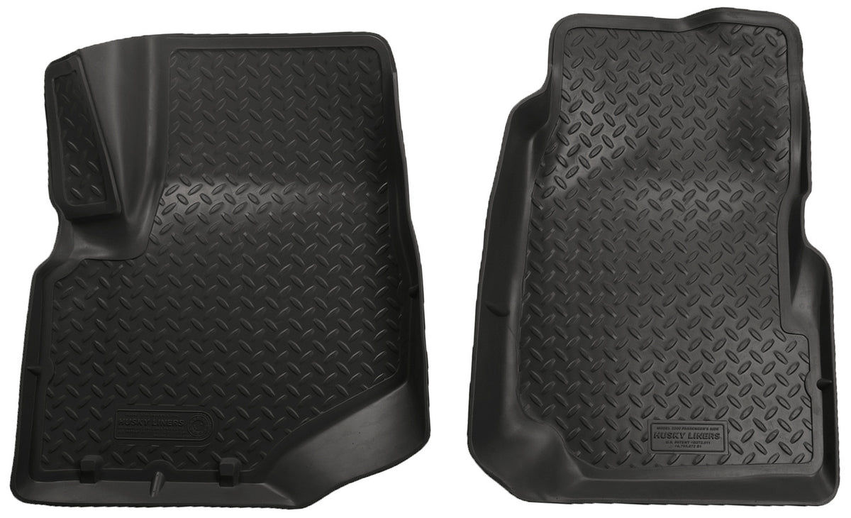 Classic Style Front Floor Liners For 2002-2009 Trailblazer EXT, Envoy XL/XUV, Bravada, Ascender, Rainier, 9-7x Husky Liners