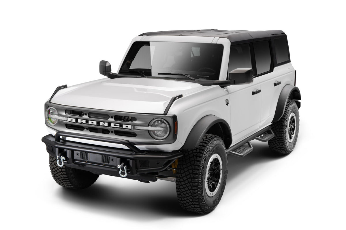 Nerf Step RS Bar Full Length (2 Step per Side) 2021-2025 Ford Bronco 4-Door Textured Black NFab