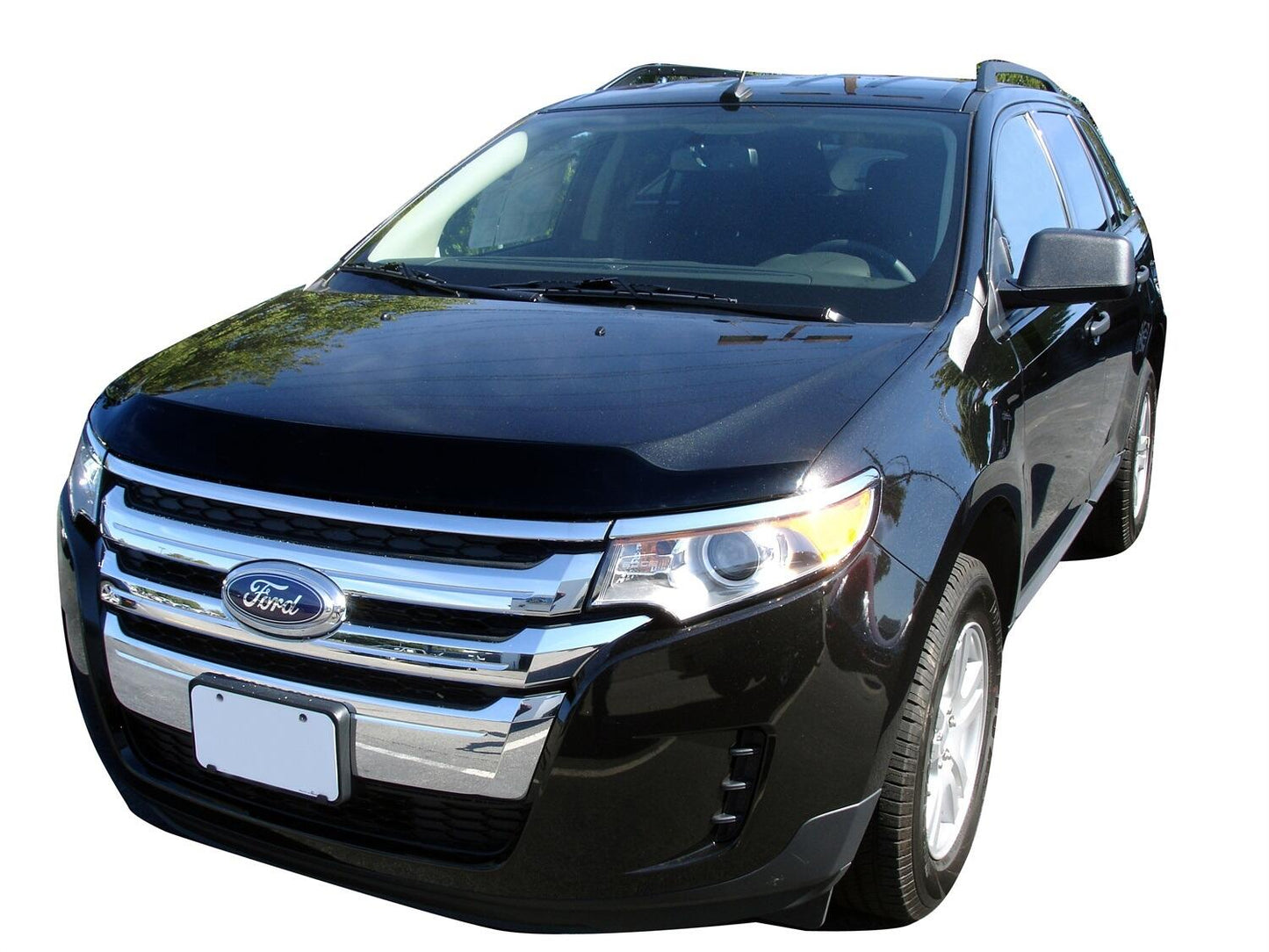 Aeroskin Hood Protector Flush Mount for 2011-2014 Ford Edge Smoke AVS