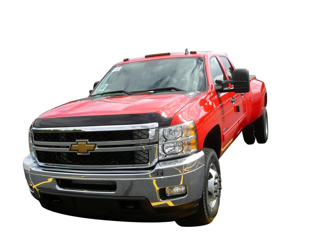 Aeroskin Hood Protector Flush Mount for 2011-2014 Silverado 2500/3500 Smoke AVS