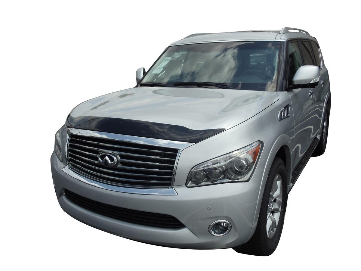 Aeroskin Hood Protector Flush Mount for 2011-2013 Infiniti Qx56 Smoke AVS