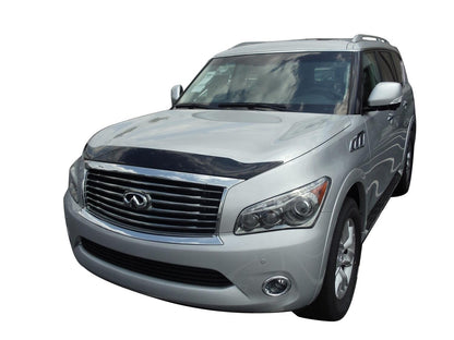 Aeroskin Hood Protector Flush Mount for 2011-2013 Infiniti Qx56 Smoke AVS