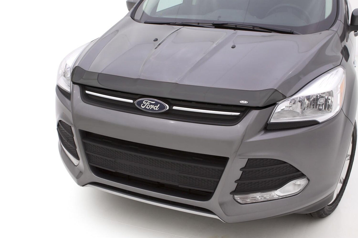 Aeroskin Hood Protector Flush Mount for 2013-2016 Ford Escape Smoke AVS