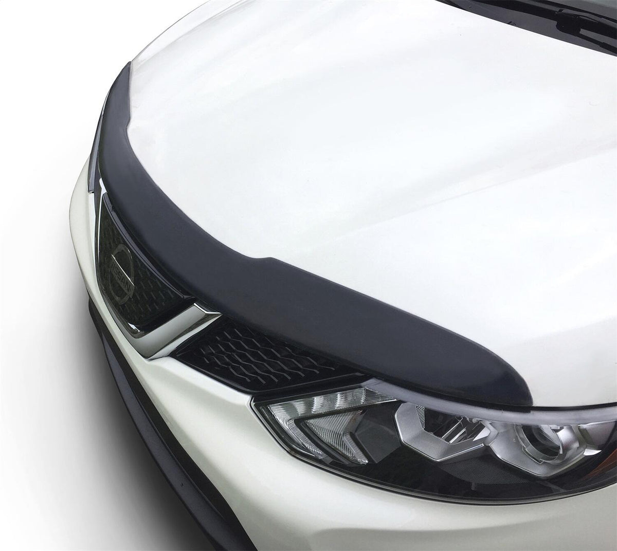 Aeroskin Hood Protector Flush Mount for 2014-2020 Nissan Rogue Smoke AVS