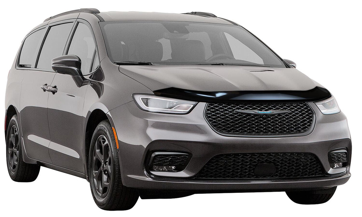 Aeroskin Hood Protector Flush Mount for 2017-2026 Chrysler Pacifica/Voyager Smoke AVS