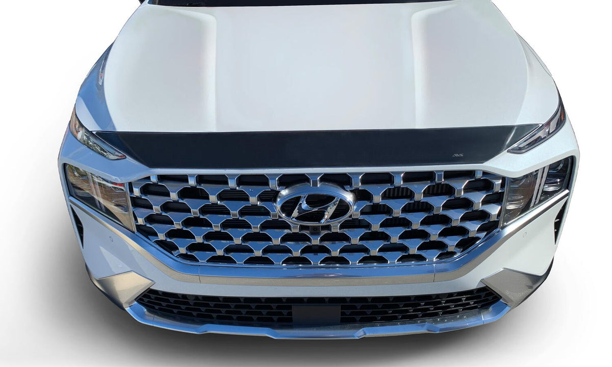 Aeroskin Hood Protector Flush Mount for 2021-2023 Hyundai Santa Fe Smoke AVS
