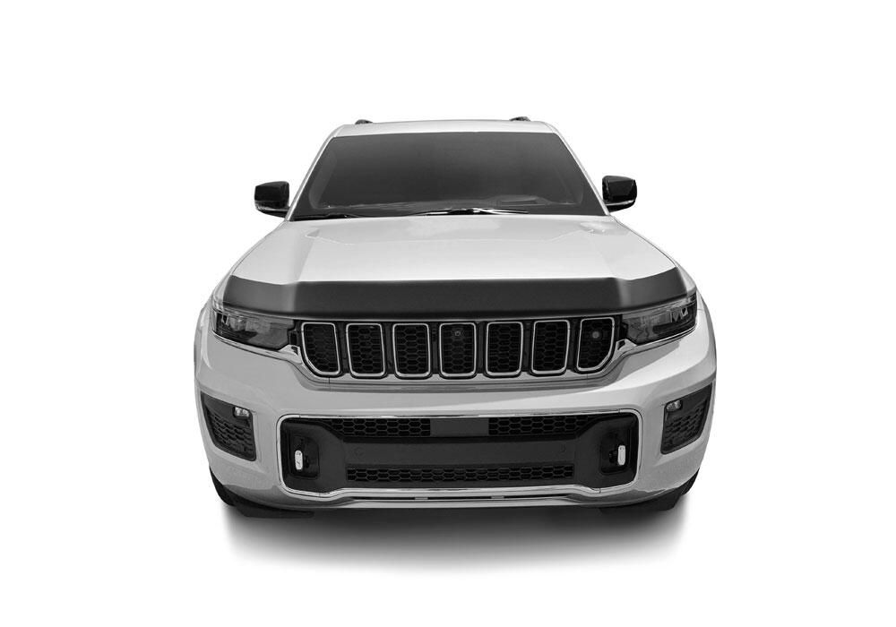Aeroskin Hood Protector Flush Mount for 2021-2025 Jeep Grand Cherokee L/Grand Cherokee Smoke AVS