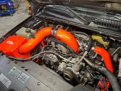 Wehrli 04.5-05 Duramax LLY 4in Stage 2 Intake Kit - Bengal Grey