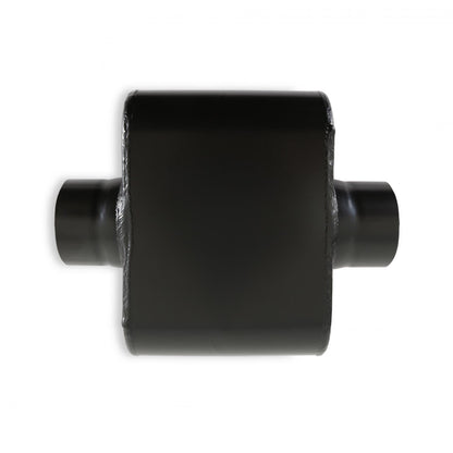 10 Series Delta Force Race Muffler 10 Series Race Muffler 2.50 Center In 2.50 Center Out Low Profile Aggressive Sound Flowmaster