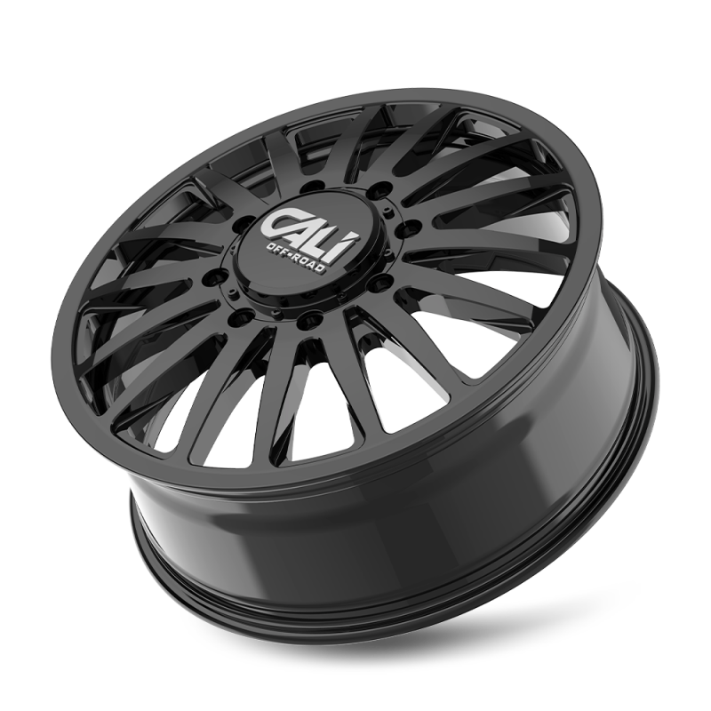 Cali Off-Road 9110D Summit Dually 22x8.25 / 8x200 BP / 115mm Offset / 142mm Hub Gloss Black Wheel
