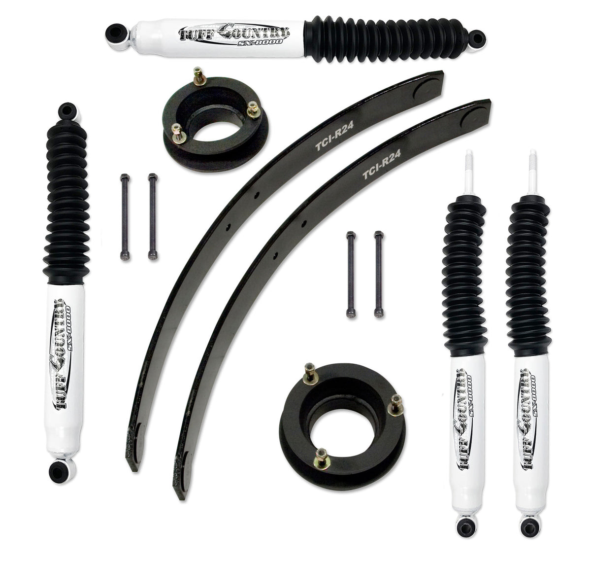 2 Inch Lift Kit 03-13 Dodge Ram 2500 03-12 Dodge Ram 3500 w/Rear Add A Leafs Tuff Country