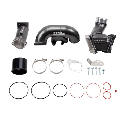 Wehrli 07.5-10 GM Duramax LMM 3in Y-Bridge Kit - Gun Metal