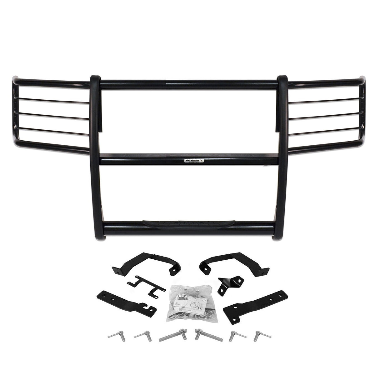 3000 Series StepGuard with Brush Guards Black Powder Coat 2008-2014 Ford E-150/E-250/E-350 Super Duty Go Rhino
