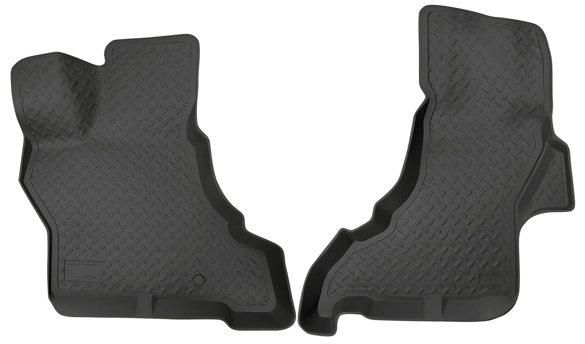 Classic Style Front Floor Liners For 1997-2023 E-150/E-250/E-350 Club Wagon Husky Liners