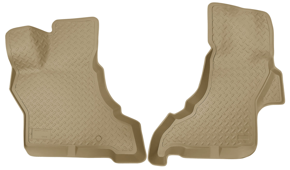 Classic Style Front Floor Liners For 1997-2023 E-150/E-250/E-350 Club Wagon Husky Liners