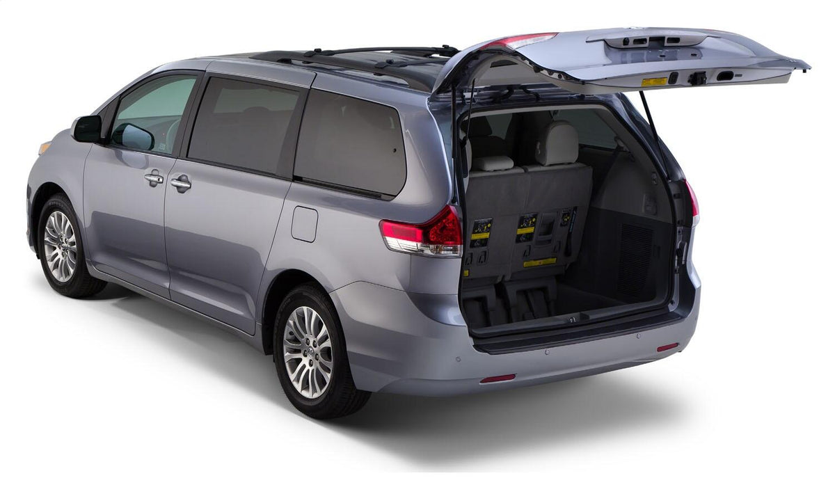 Rear Bumper Protection for 2011-2022 Toyota Sienna Black AVS