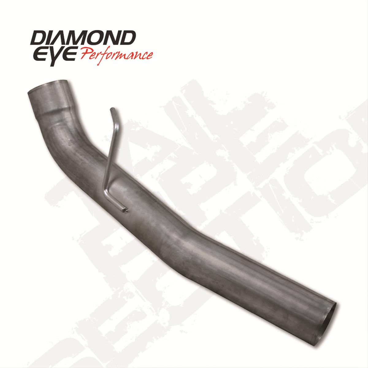 Exhaust Pipe 4 Inch 07.5-10 Silverado/Sierra 2500/3500 Diesel Second Section Pass Steel Diamond Eye