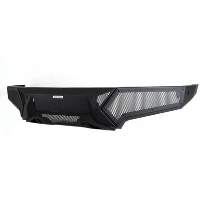 Element Front Bumper with Power Actuated Hide Away Light Bar Mount Textured Black 2019-2024 Ram 1500 Go Rhino