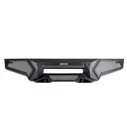 Element Front Bumper with Power Actuated Hide Away Light Bar Mount Textured Black 2019-2024 Ram 1500 Go Rhino