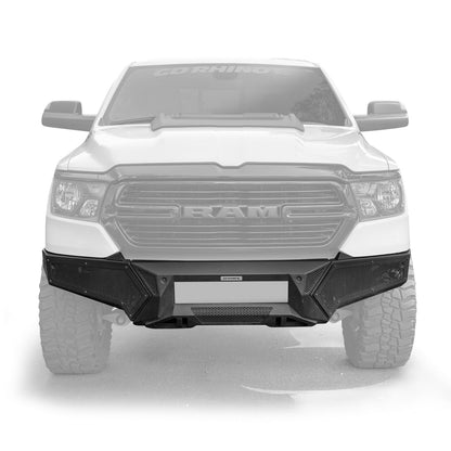 Element Front Bumper with Fixed Light Bar Mount Textured Black 2019-2024 Ram 1500 Go Rhino