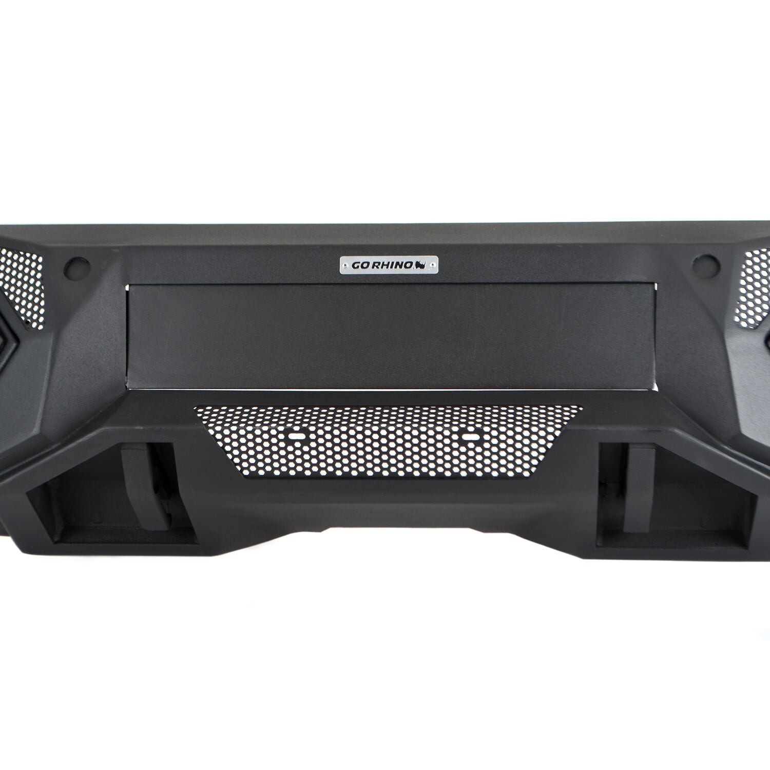 Element Front Bumper W/Power Actuated LightBar Mount Texured Black 2019-2022 Silverado/Sierra 1500 Go Rhino