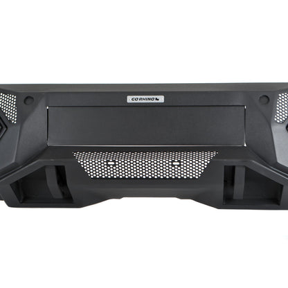 Element Front Bumper W/Power Actuated LightBar Mount Texured Black 2019-2022 Silverado/Sierra 1500 Go Rhino