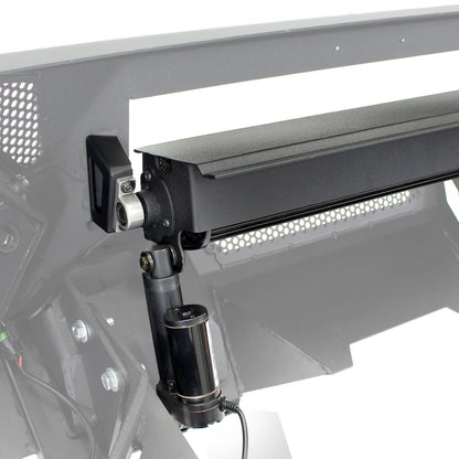 Element Front Bumper W/Power Actuated LightBar Mount Texured Black 2019-2022 Silverado/Sierra 1500 Go Rhino