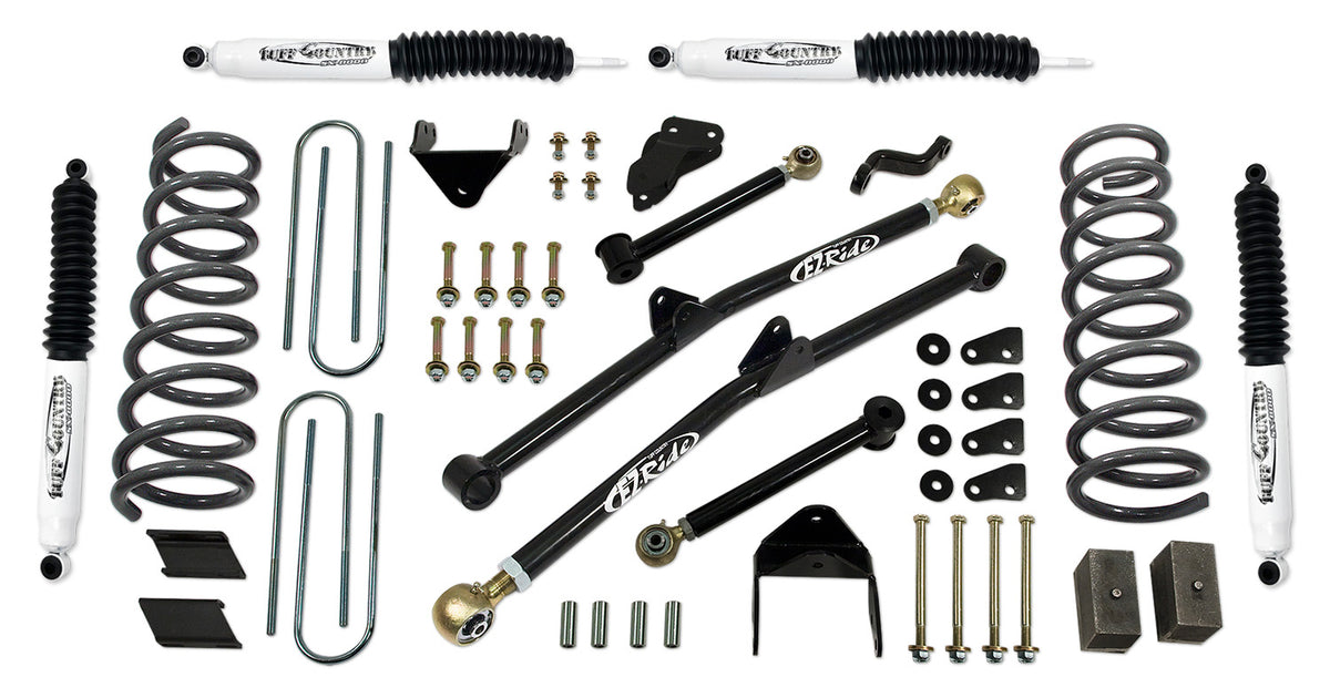 4.5 Inch Long Arm Lift Kit 09-13 Dodge Ram 2500 09-12 Dodge Ram 3500 with Coil Springs Tuff Country