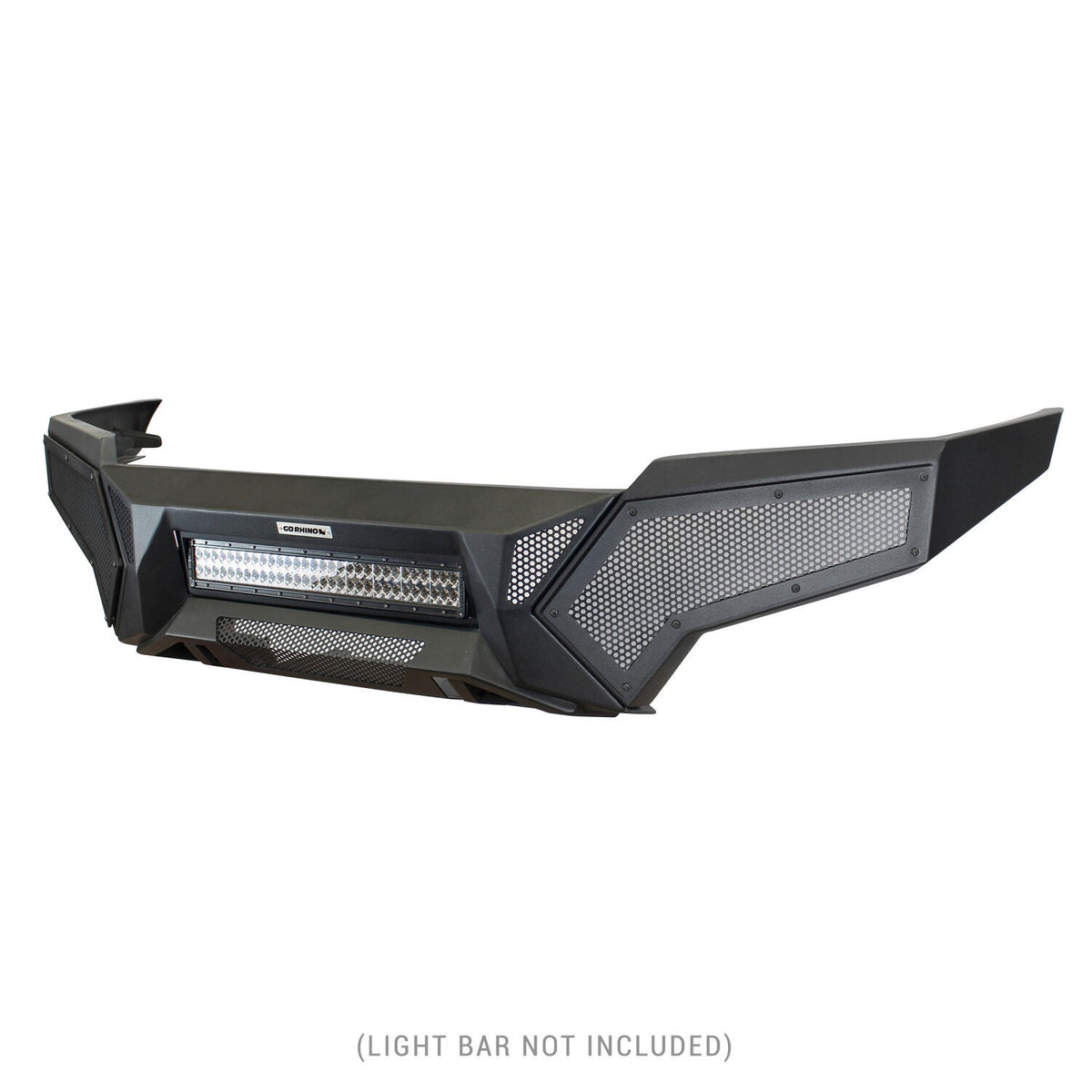 Element Front Bumper with Fixed Light Bar Mount Textured Black 2016-2023 Toyota Tacoma Go Rhino