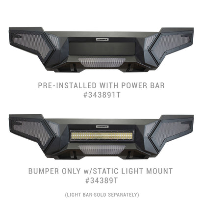 Element Front Bumper with Fixed Light Bar Mount Textured Black 2024-2026 Toyota Tacoma Go Rhino