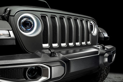Oracle Oculus Bi-LED Projector Headlights for Jeep JL/Gladiator JT - Matte Blk - 5500K