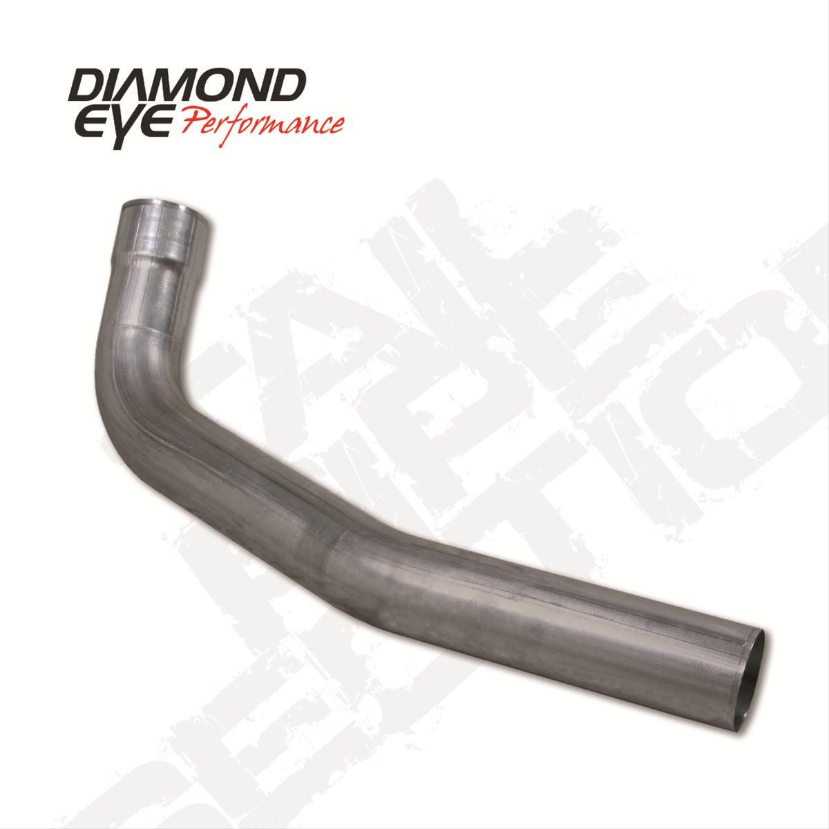 Exhaust Pipe 4 Inch 01-Early 07 Silverado/Sierra 2500/3500 Diesel Second Section Pass Stainless Diamond Eye