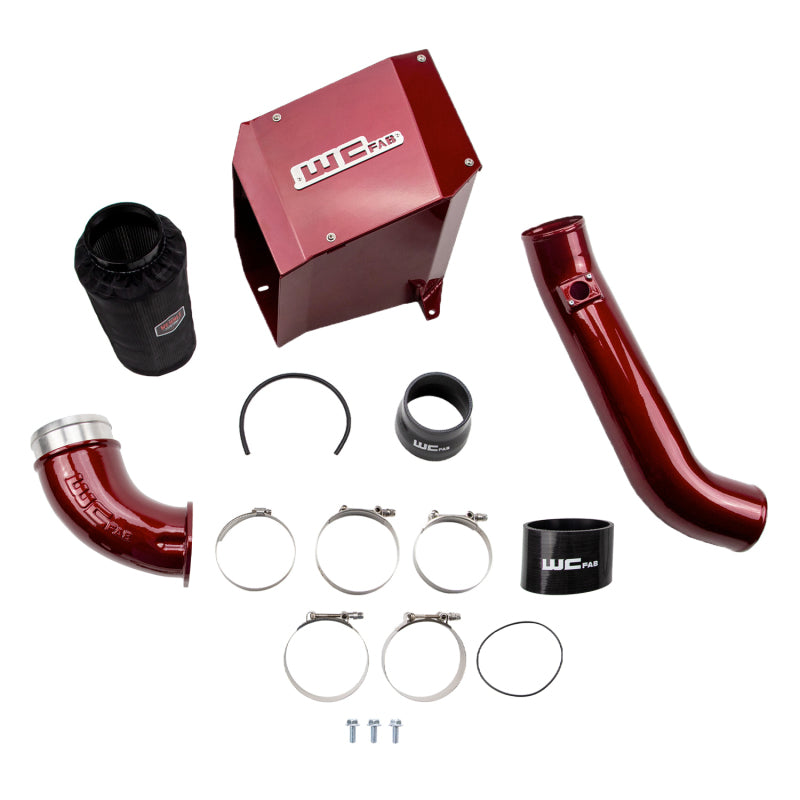 Wehrli 01-04 Duramax LB7 4in Intake Kit w/ Air Box Stage 2 - Bengal Blue