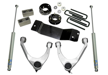 3.5 Inch Lift Kit 2007-2016 Chevy Silverado and GMC Sierra 4WD with Cast Steel Control arms with Shocks Superlift
