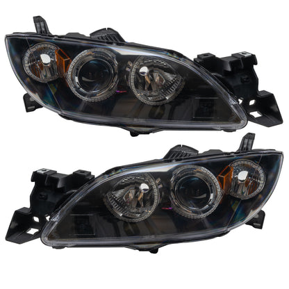 Oracle 04-09 Mazda 3 SMD HL - 4DR - Halogen Style - ColorSHIFT w/ Simple Controller