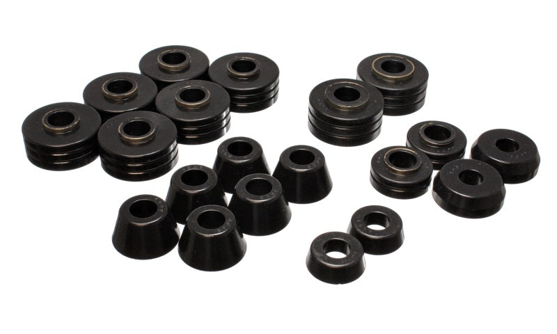 Energy Suspension Ford Bronco Body Mount Set - Black