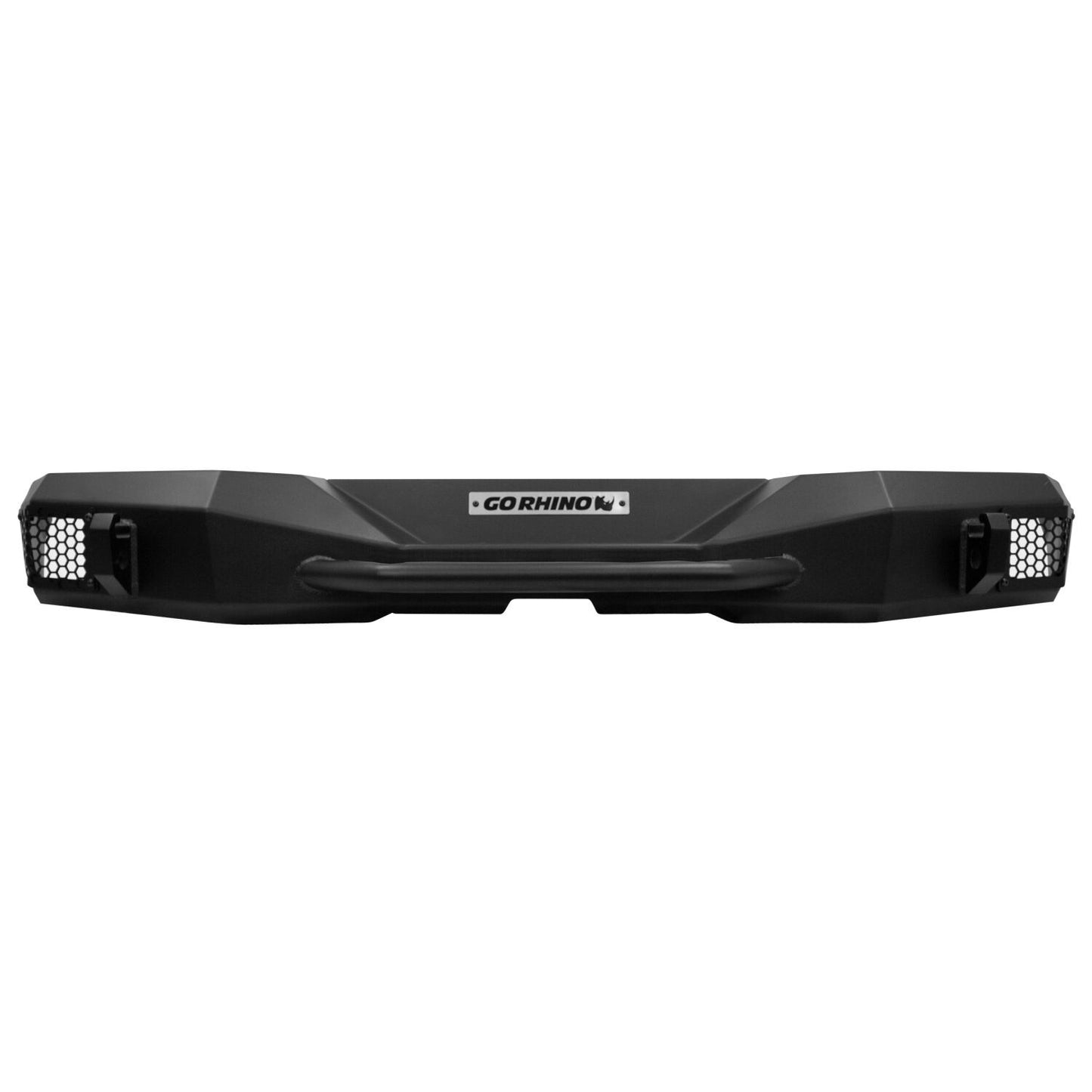 Rockline Rear Stubby Bumper Textured Black For 2007-2018 Jeep Wrangler JK Go Rhino