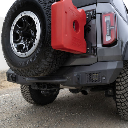 Rockline Rear Full Width Bumper for Ford Bronco Textured Black 2021-2026 Ford Bronco Go Rhino