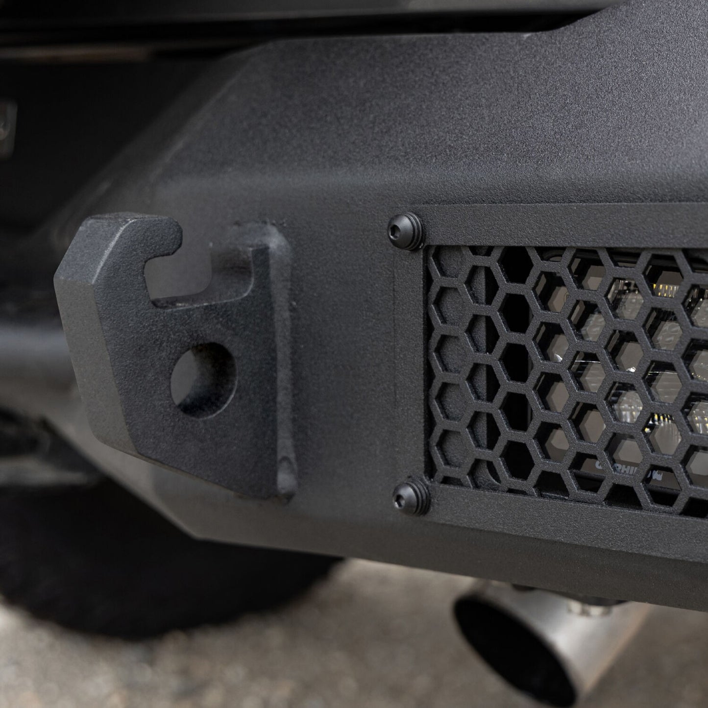 Rockline Rear Full Width Bumper for Ford Bronco Textured Black 2021-2026 Ford Bronco Go Rhino