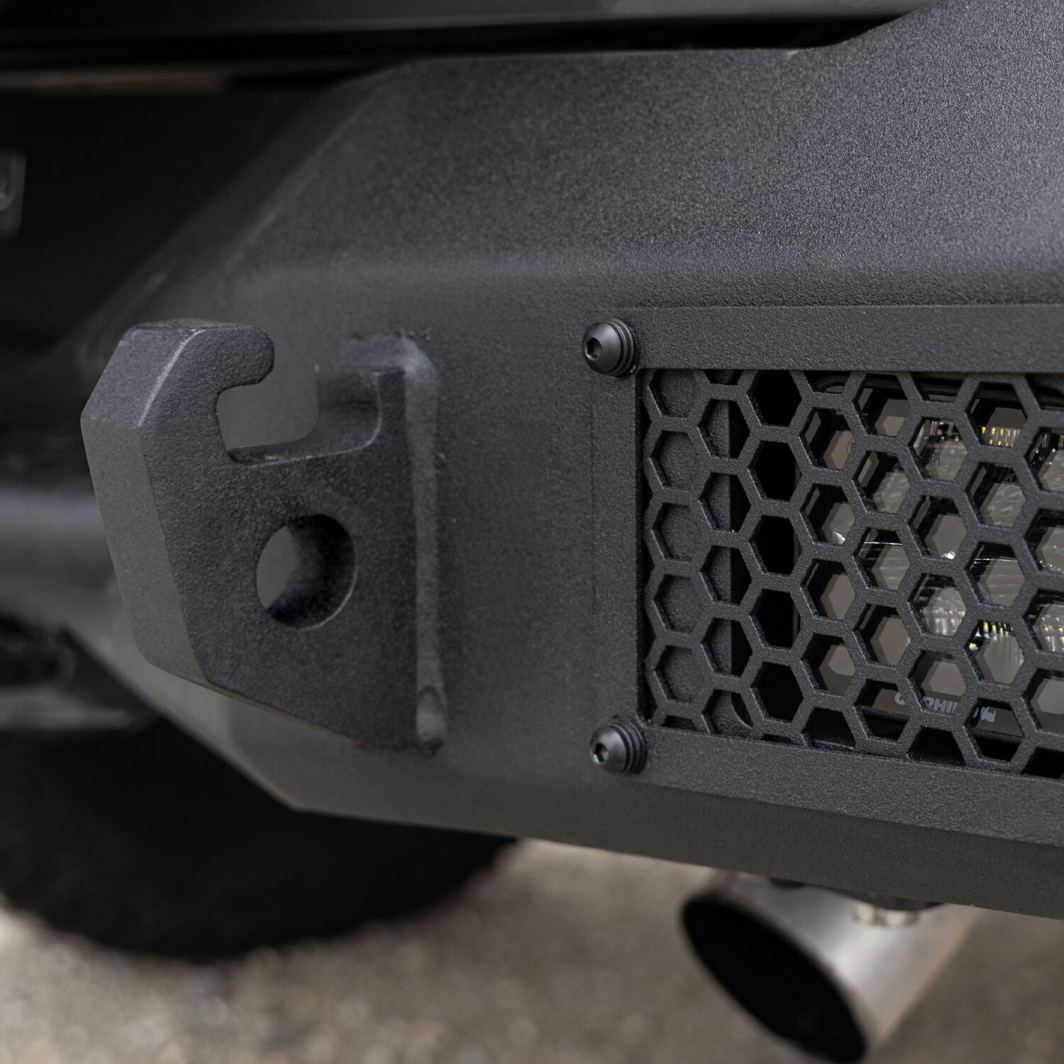 Rockline Rear Full Width Bumper for Ford Bronco Textured Black 2021-2026 Ford Bronco Go Rhino
