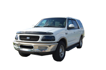 Headlight Covers for 1997-2003 Ford F-250/Expedition/F-150 Smoke Black Out 2pc. AVS