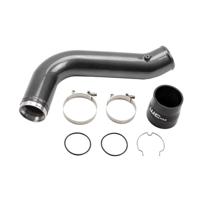 Wehrli 17-19 Chevrolet 6.6L L5P Duramax Passenger Side 3.5in Intercooler Pipe - Candy Red