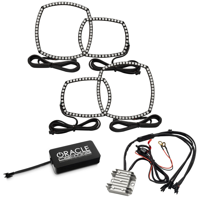 Oracle 11-14 Dodge Charger Dynamic Headlight Halo Kit - ColorSHIFT - Dynamic