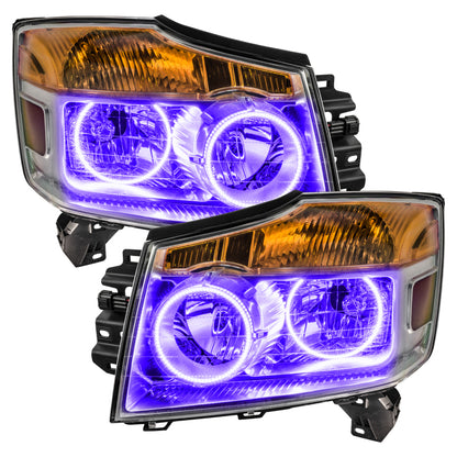 Oracle Nissan Armada 08-15 Halo Kit - ColorSHIFT w/o Controller