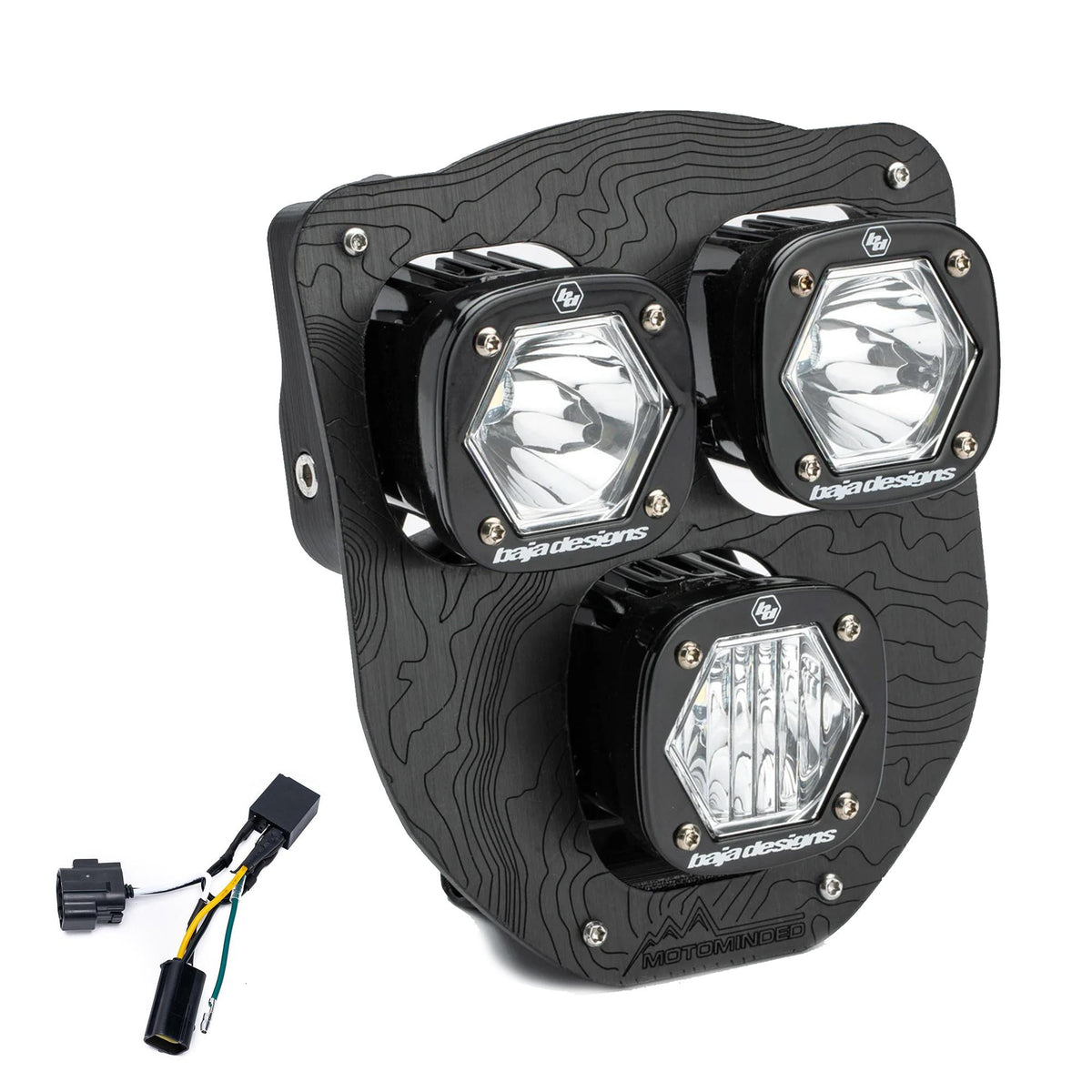 Husqvarna Triple S1 Hydra (D/C) LED Headlight Kit 2024-2025 Husqvarna FE, TE Baja Designs