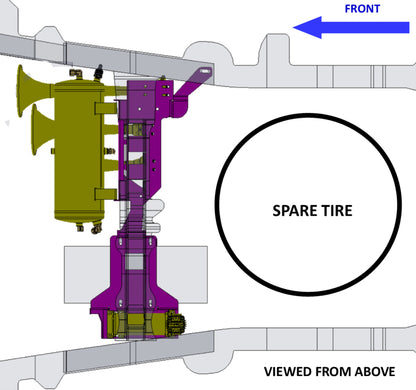 Kleinn 07-21 Toyota Tundra Onboard Air System w/ Model 230 Horns