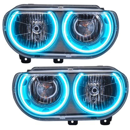 Oracle 08-14 Dodge Challenger SMD HL (Non-HID) - ColorSHIFT