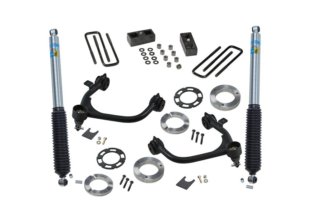 3 Inch Lift Kit 2019 (New Body Style)-2024 Chevy Silverado/GMC Sierra 1500 2WD/4WD with Bilstein Rear Shocks (excludes Trailboss or AT4) Superlift
