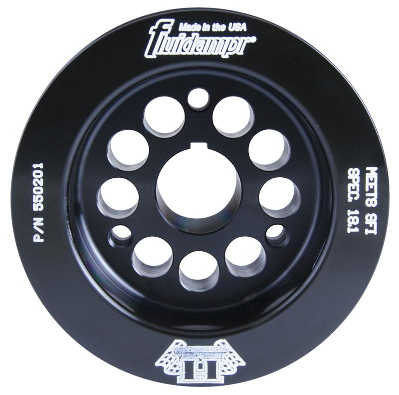 Fluidampr Ford 8BA Flat Head Wide Belt Harmonic Balancer - Ford Flathead V8 w/ Wide Belt Pulley